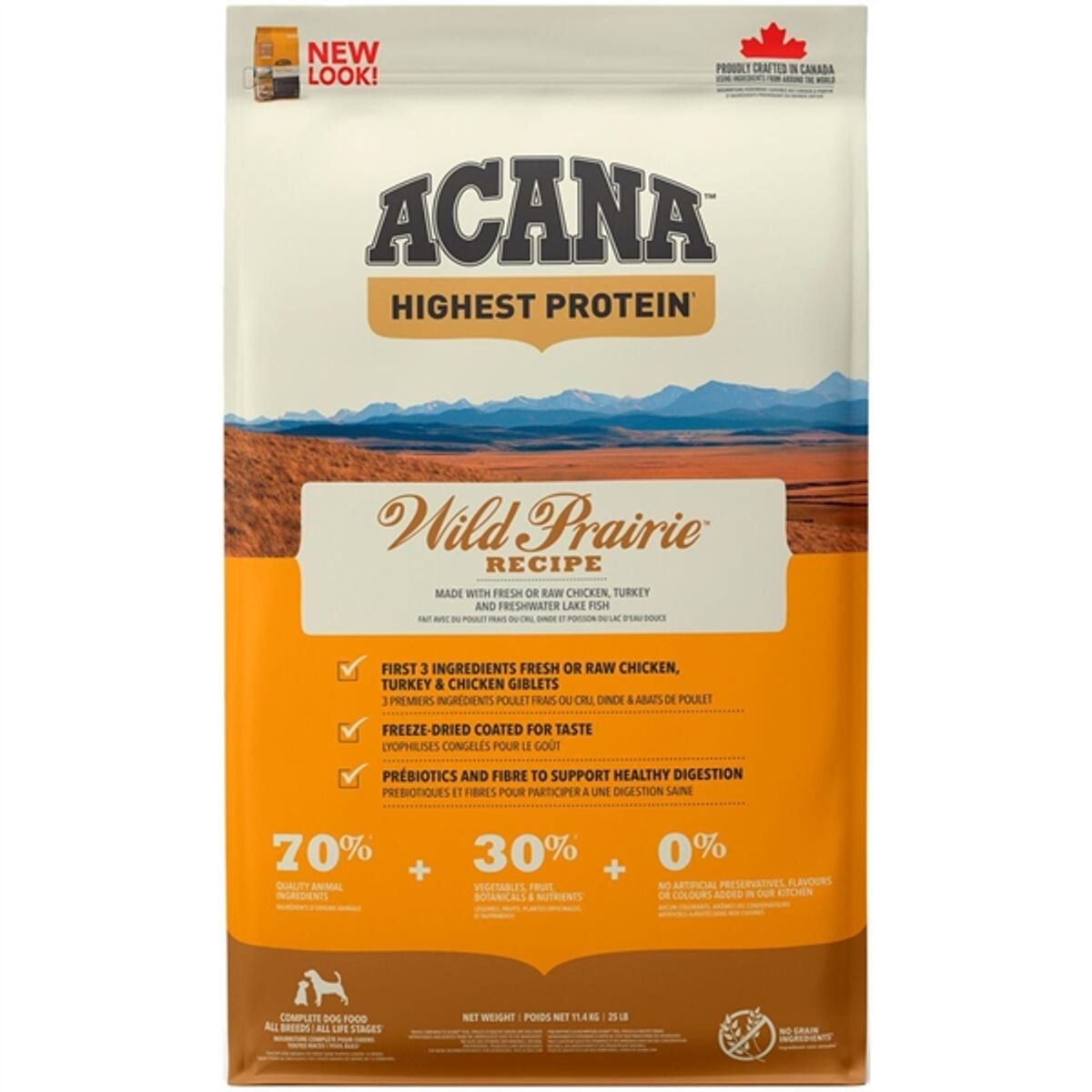 Acana Wild Prairie Recipe hundefoder, 2 kg