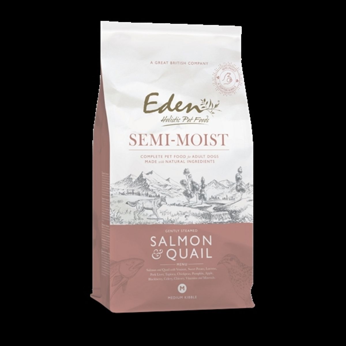 Eden Semi Salmon & Quail, 2 kg