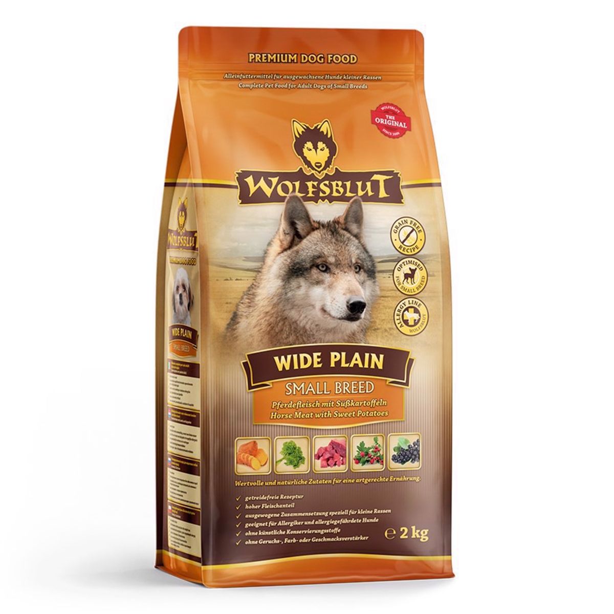 WolfsBlut Wide Plain Adult Small Breed, 7.5 kg