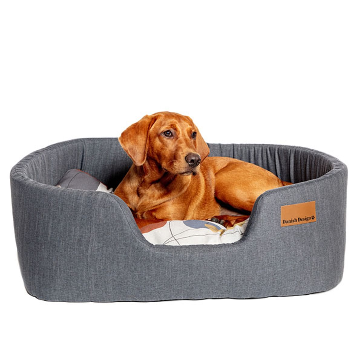 Danish Design Slumber hundekurv, grå-S