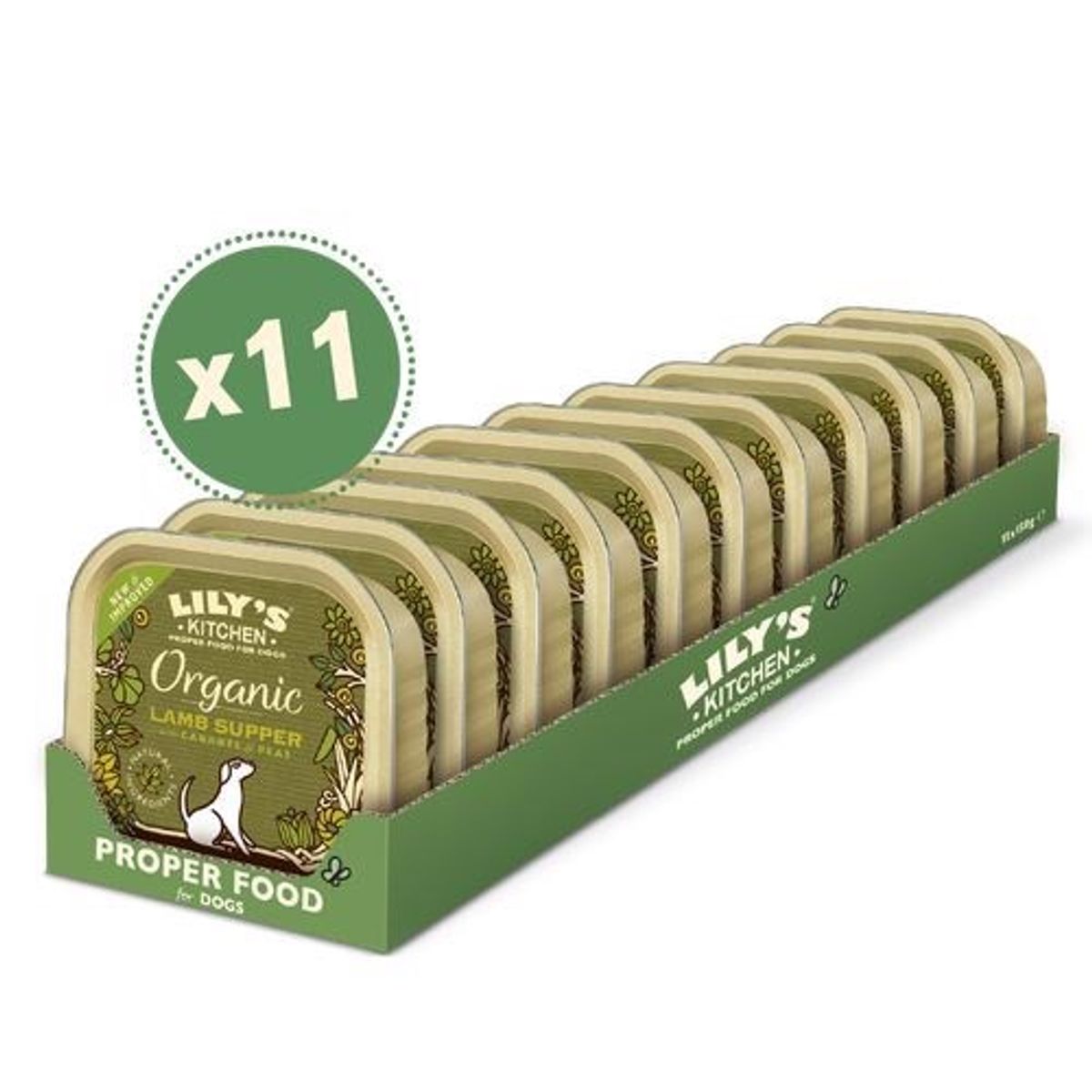 Lilys Kitchen Paté Organic Lamb Supper, 11 x 150g