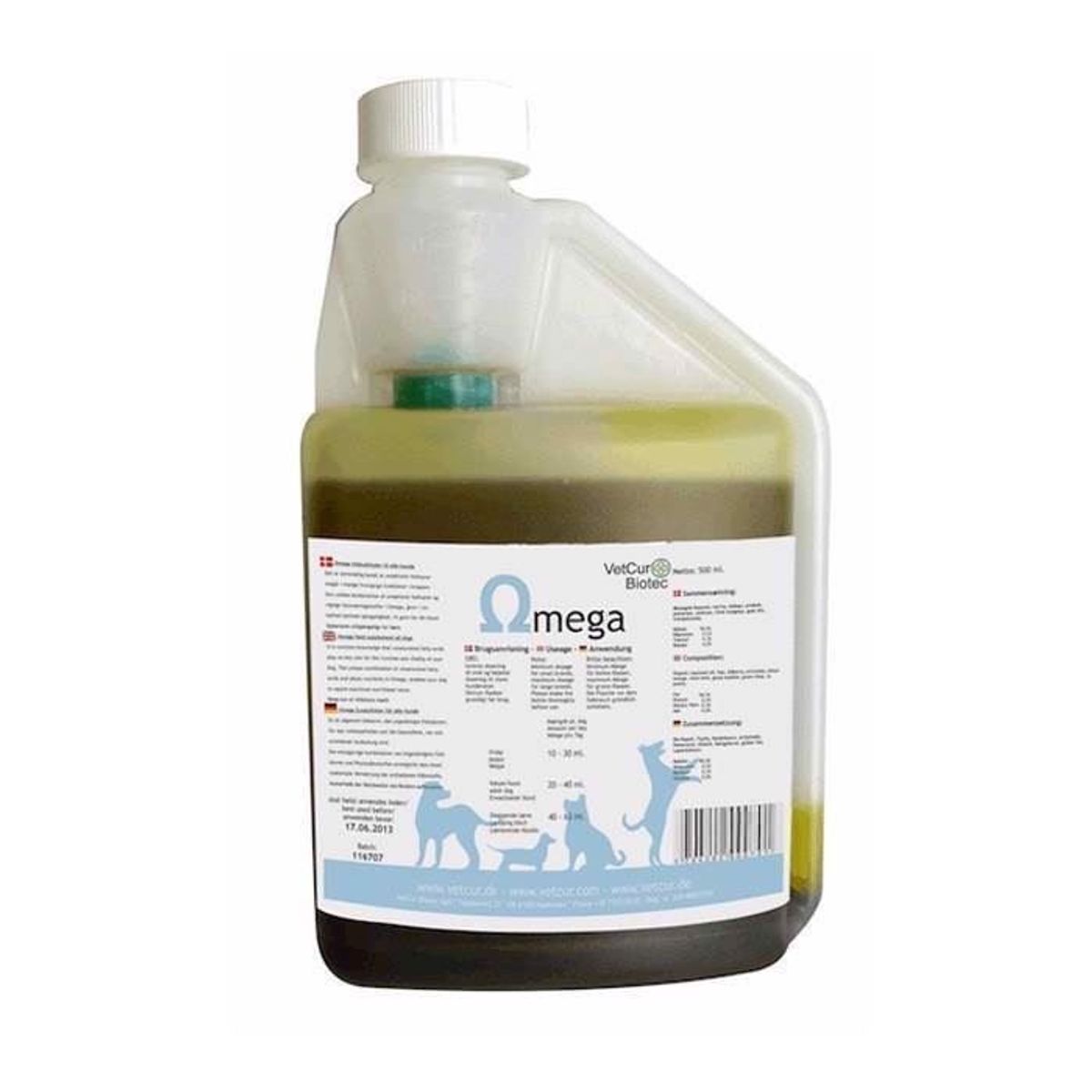 Omega olietilskud til hunde, 500ml