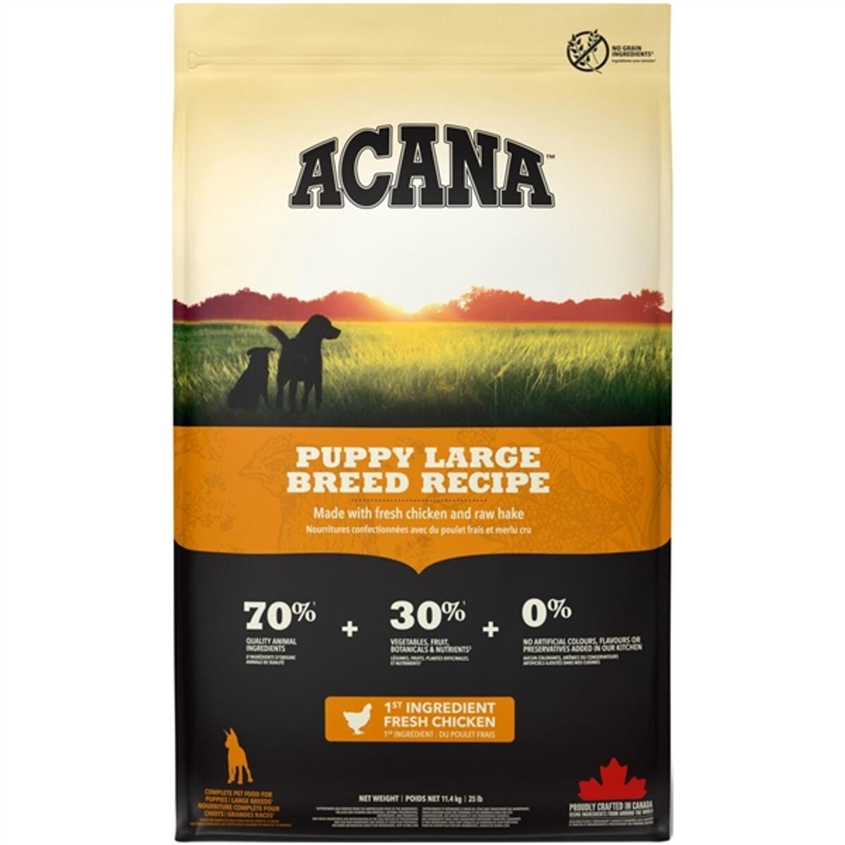 Acana Puppy Large Breed Recipe, 11.4 kg