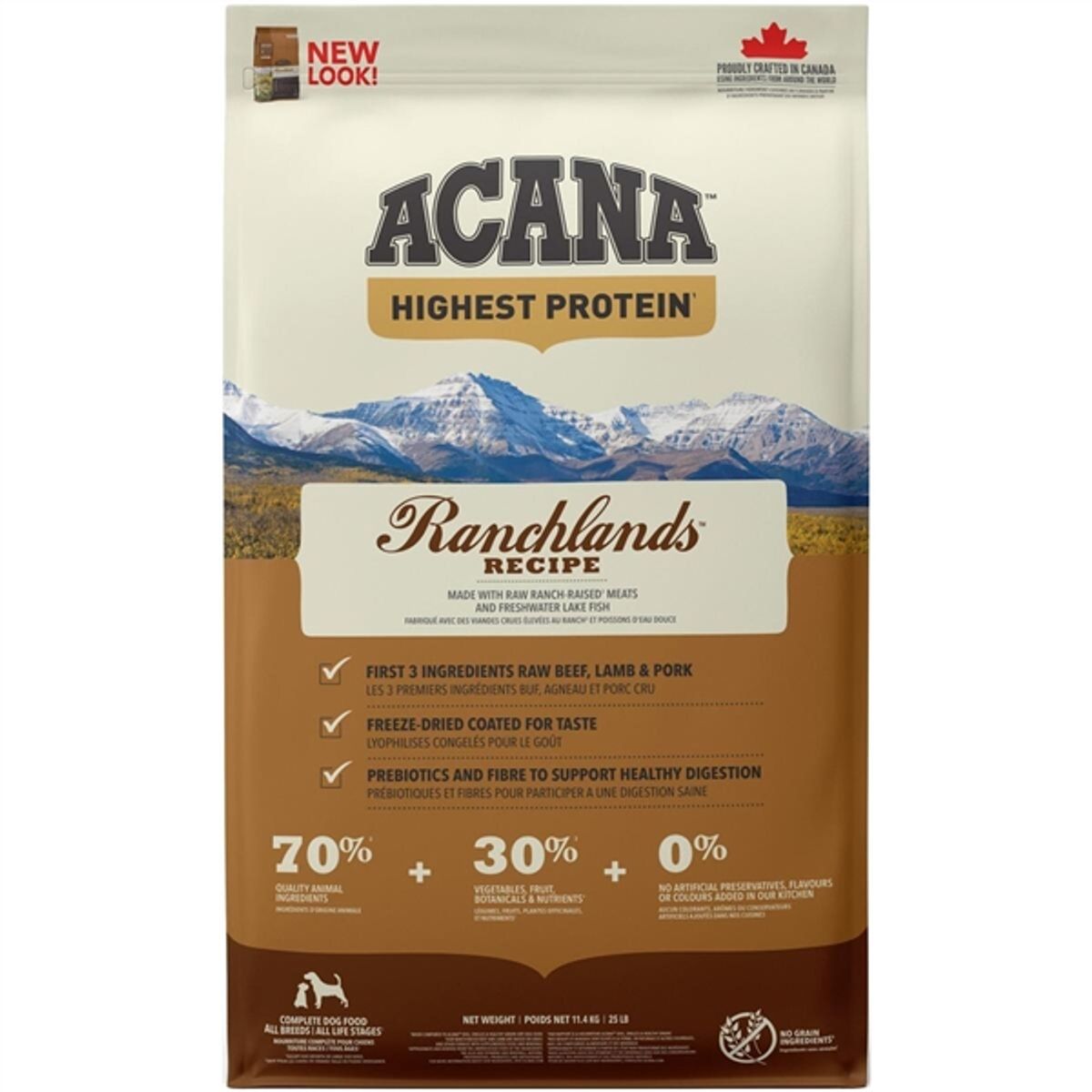 Acana Ranchlands hundefoder, 6 kg