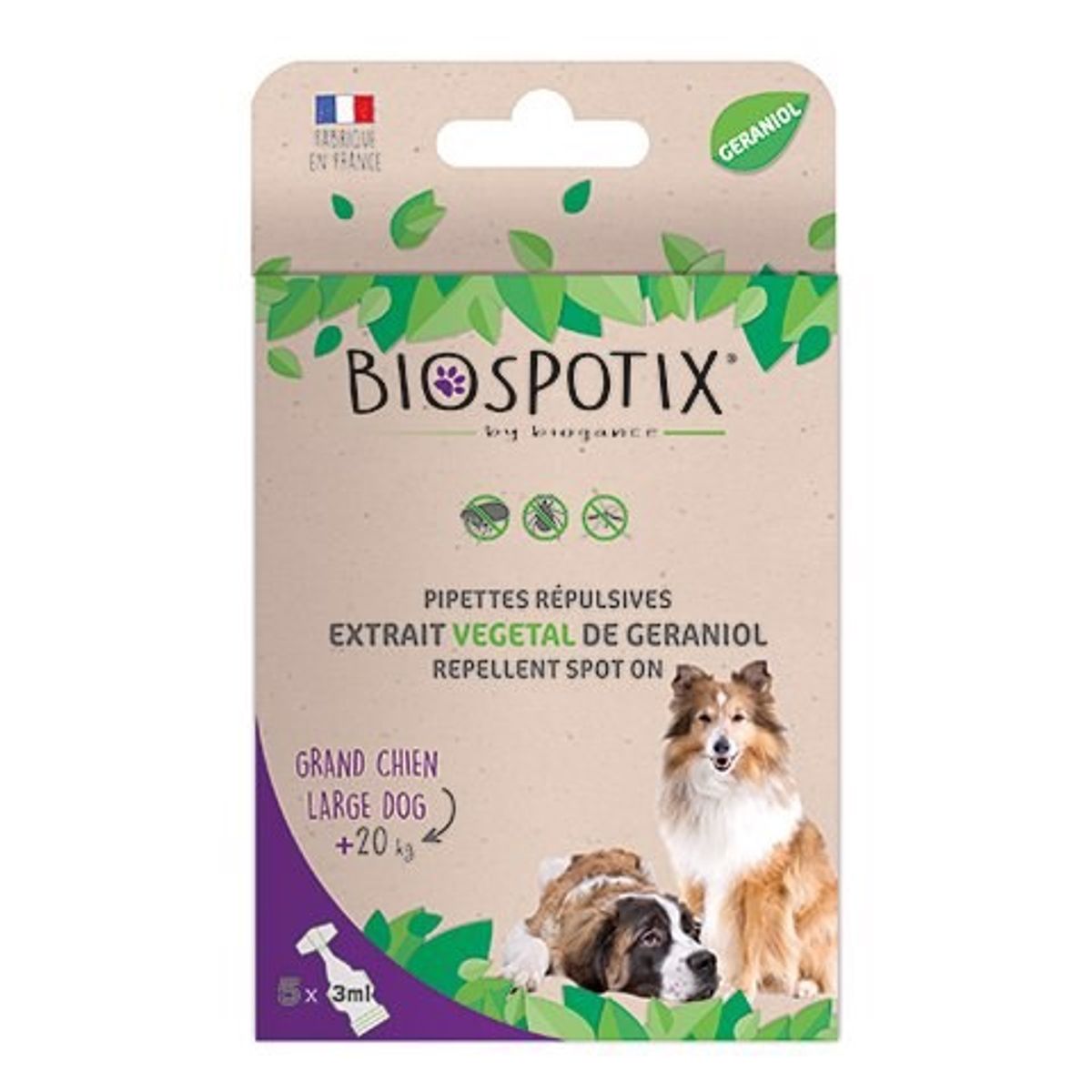 BIOSPOTIX Dog XL Spot on, 3 pipetter