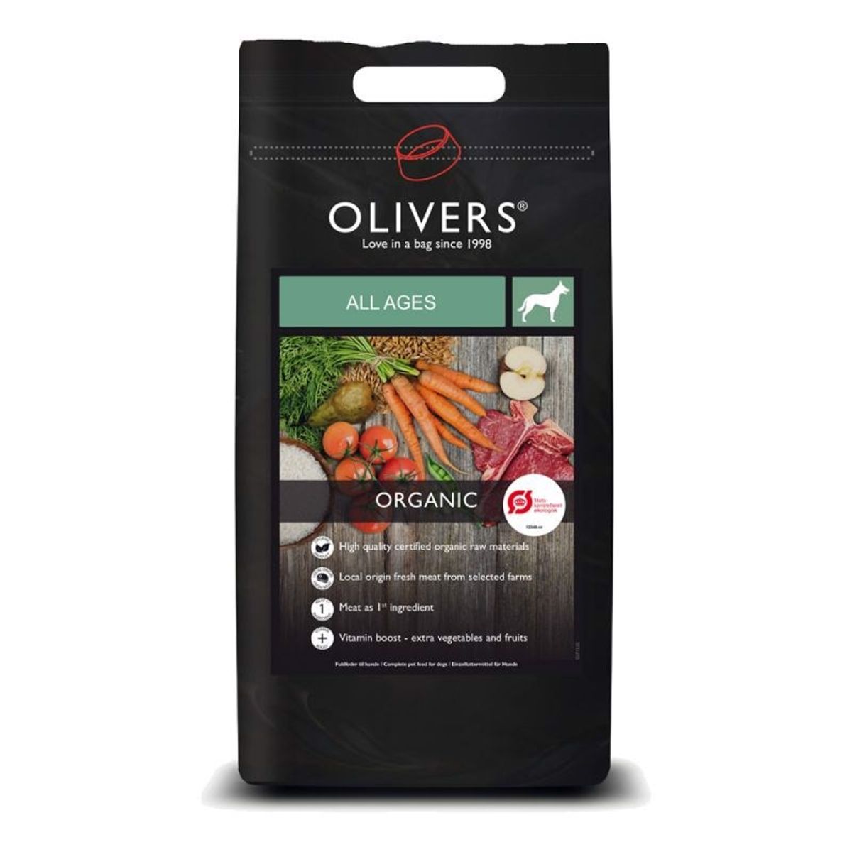 Olivers Adult Organic Økologisk, 8 kg