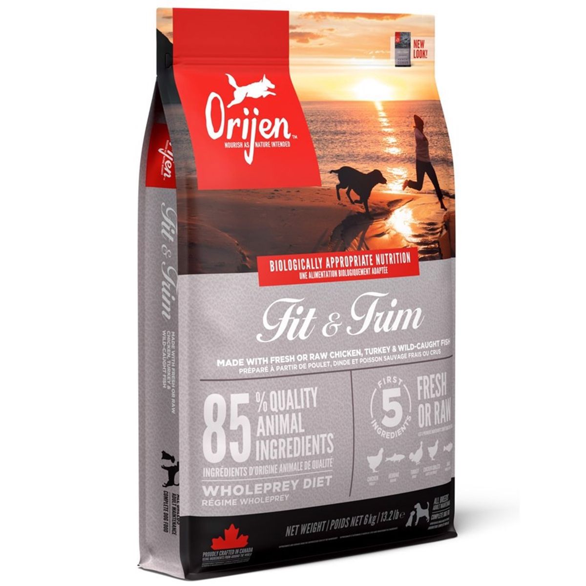 Orijen Fit & Trim slankefoder med fjerkræ og fisk, 2 kg