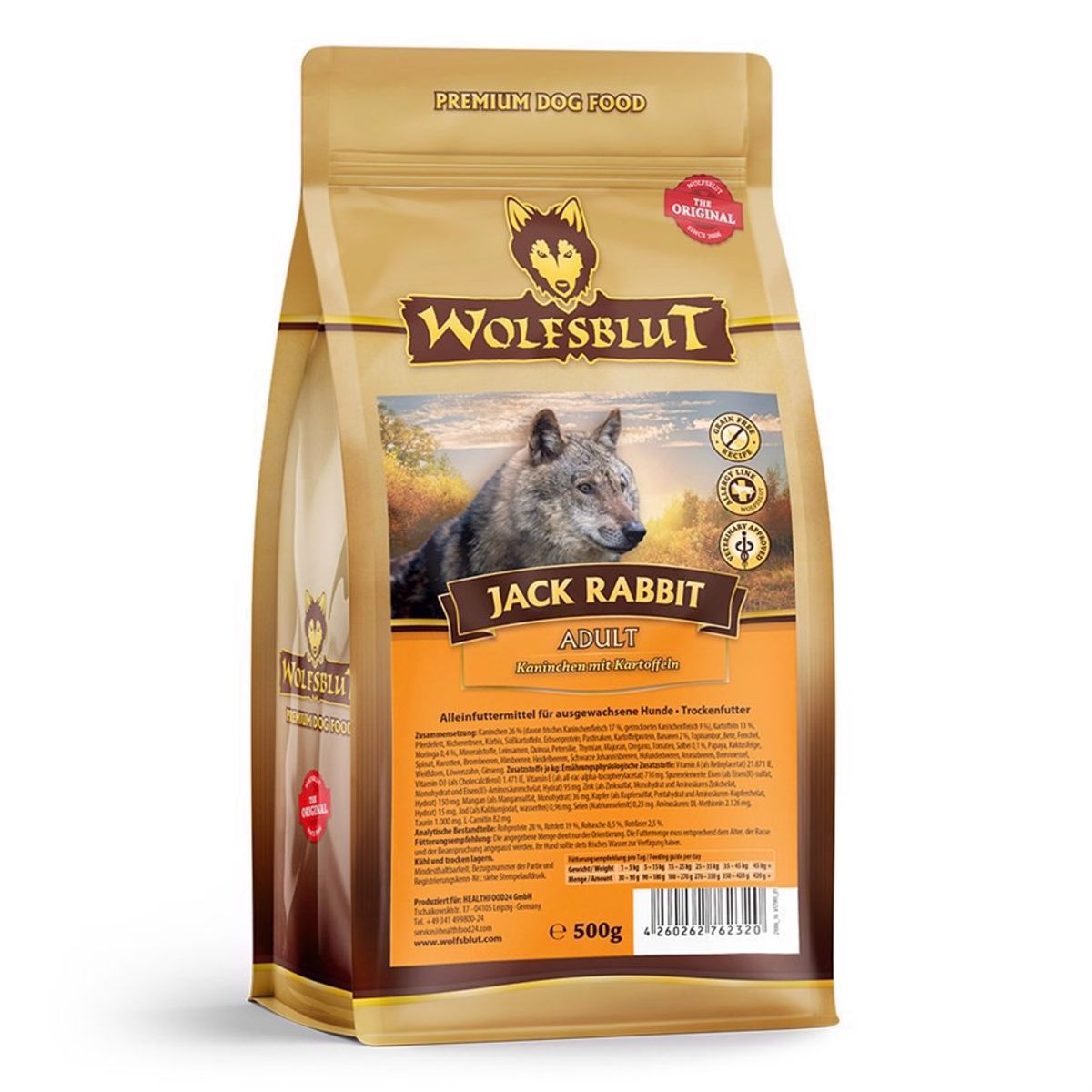 WolfsBlut Jack Rabbit Adult, 400g