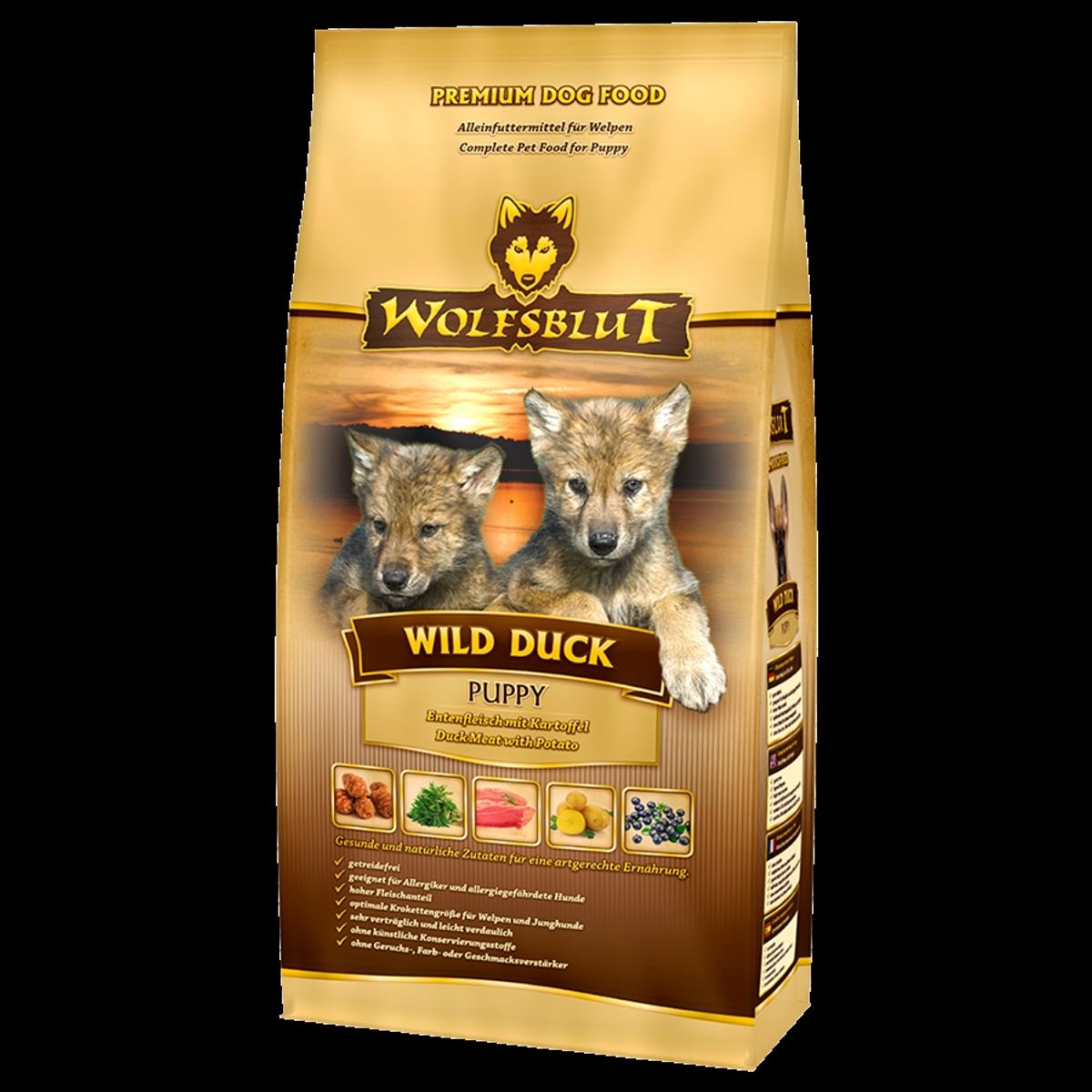 WolfsBlut Wild Duck Puppy, 12.5 kg