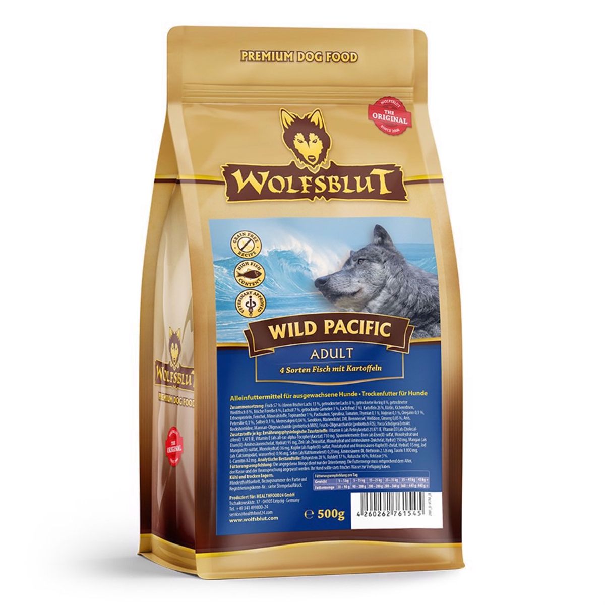 WolfsBlut Wild Pacific Adult, 400g