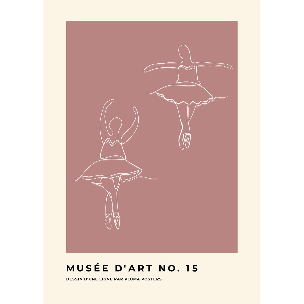 Mus?e d'art no. 15 af Pluma Posters