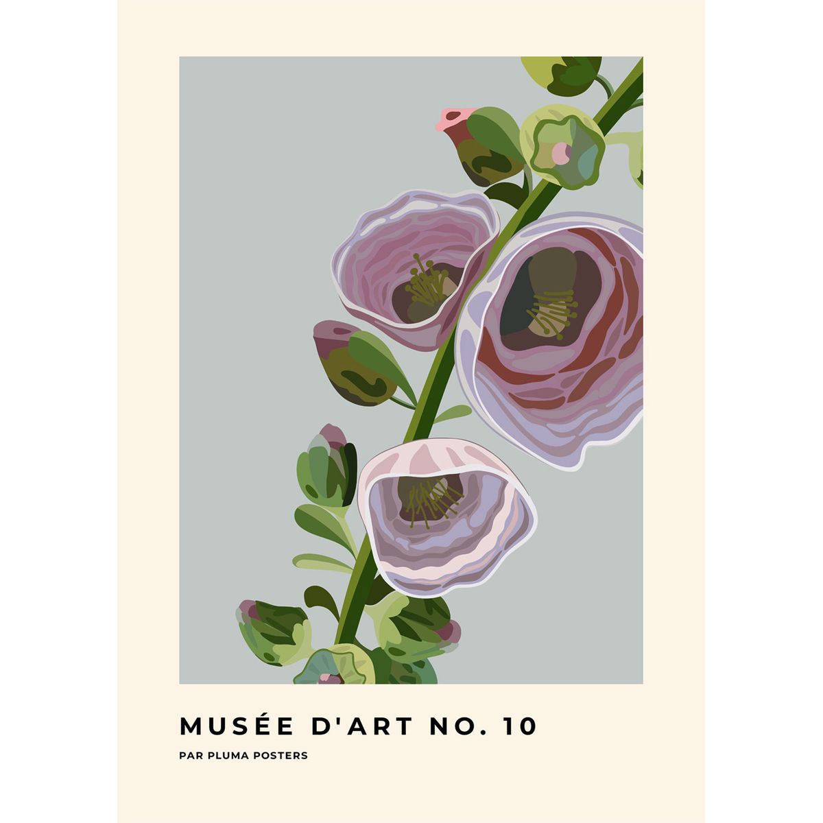 Mus?e d'art no. 10 af Pluma Posters