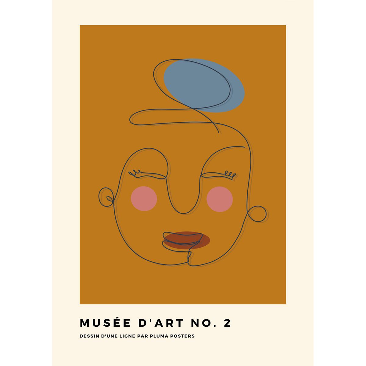 Mus?e d'art no. 2 af Pluma Posters