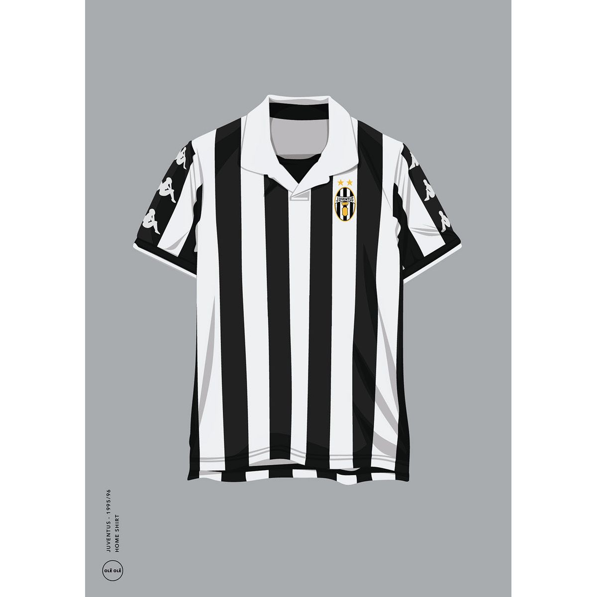 Juventus - Home Shirt 1995/96 af Ol? Ol?