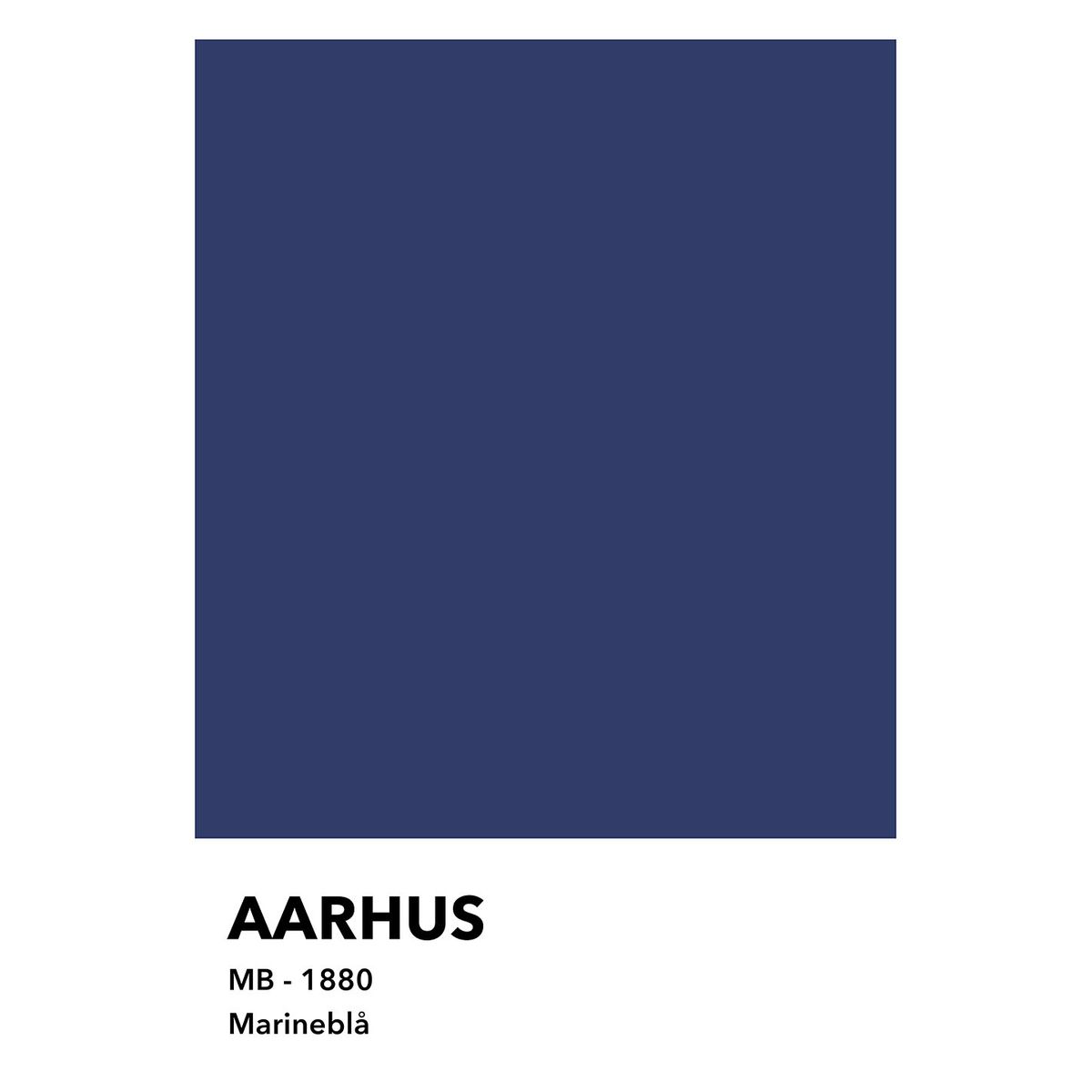 Aarhus - Marinebl? af Ol? Ol?