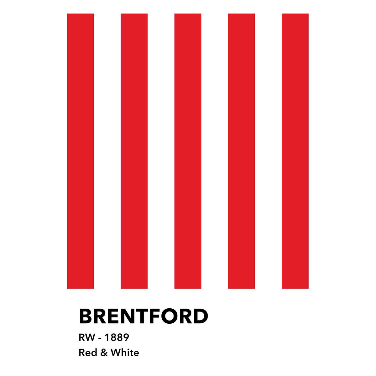 Brentford - Red & White af Ol? Ol?