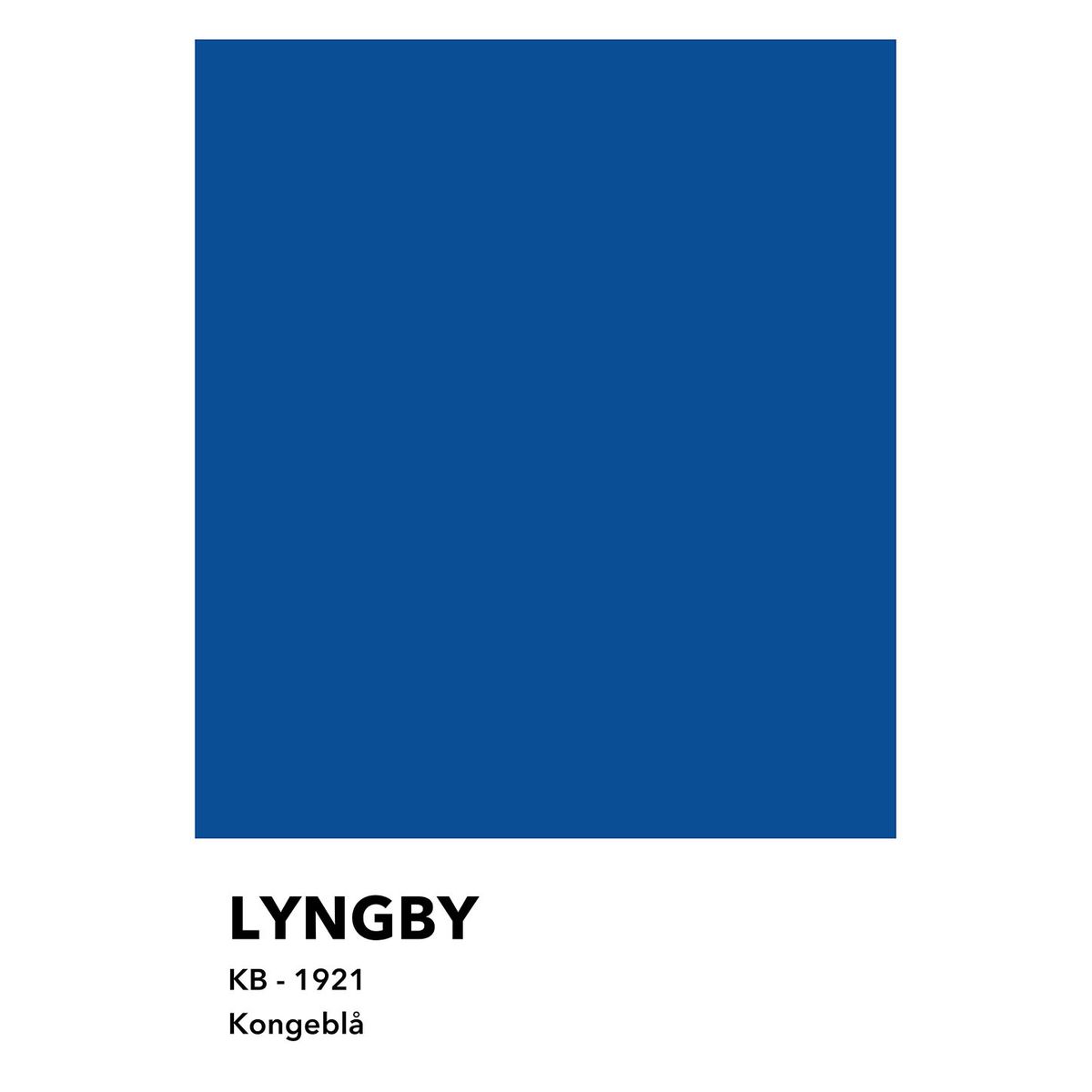 Lyngby - Kongebl? af Ol? Ol?