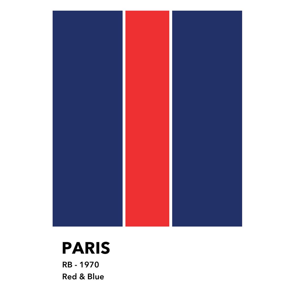 Paris - Red & Blue af Ol? Ol?