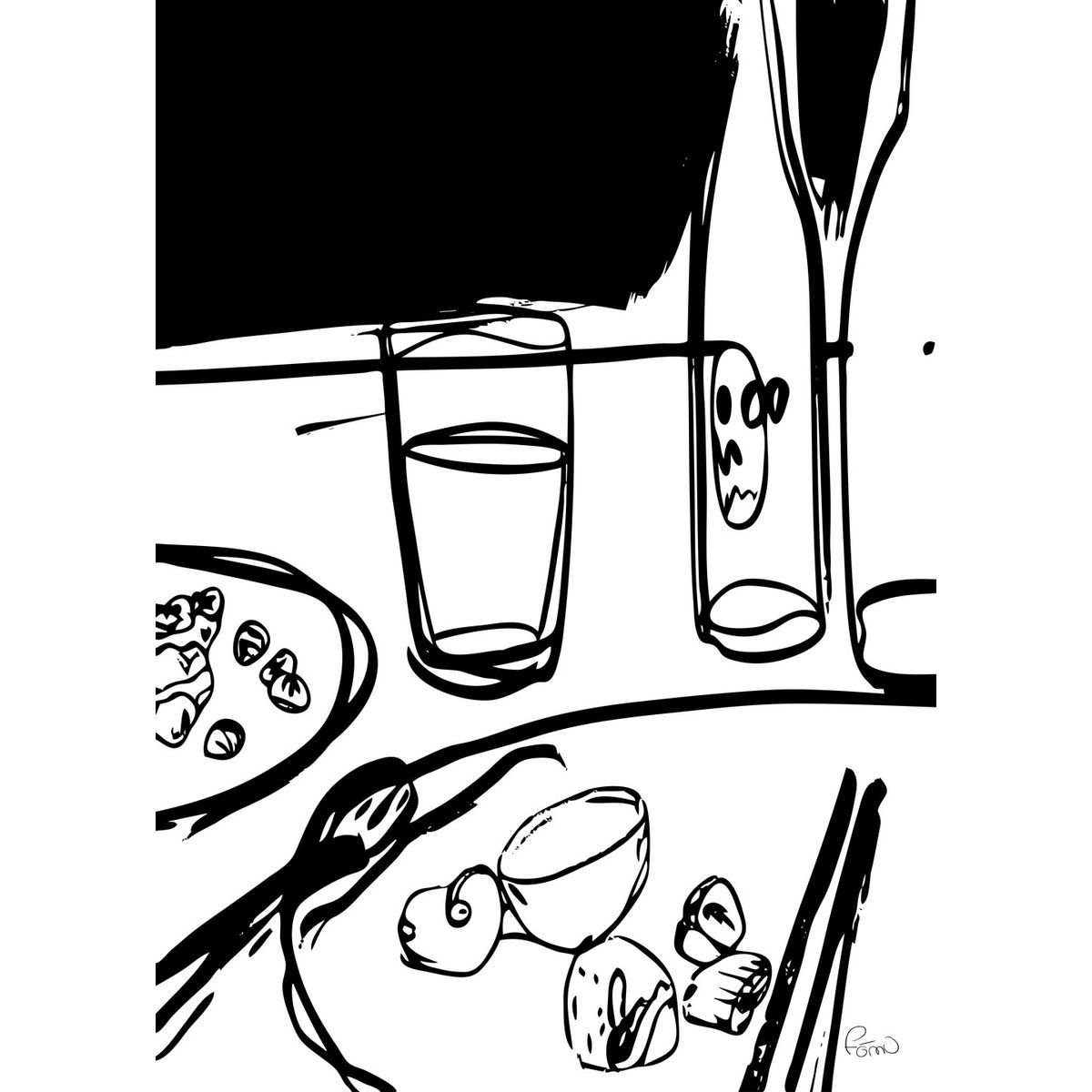 Dinner af Fōmu Illustrations