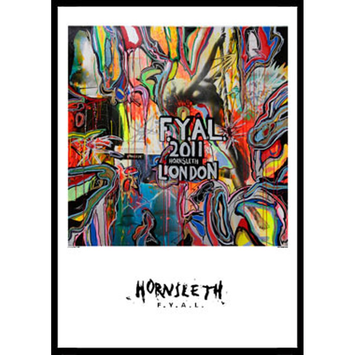 FYAL London af Hornsleth, 230g Fine Art papir, 50x70 cm