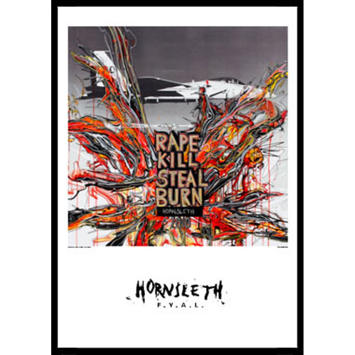 RKSB plane af Hornsleth, 230g Fine Art papir, 50x70 cm