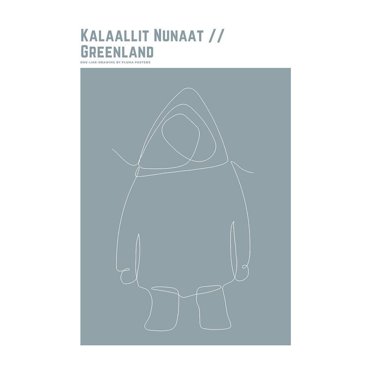 Kalaallit Nunaat - Greenland af Pluma Posters