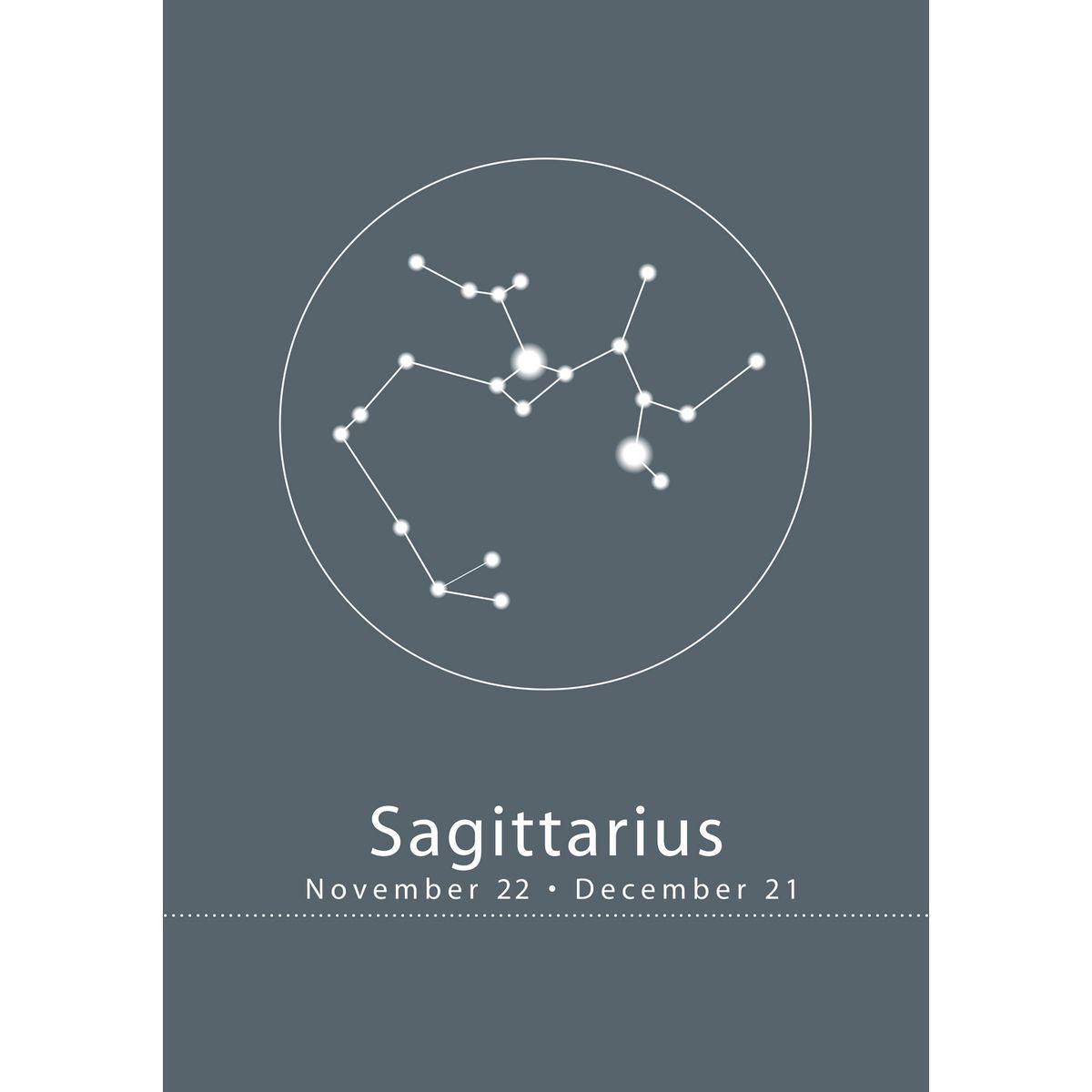 Stjernetegn - Sagittarius af Ten Valleys