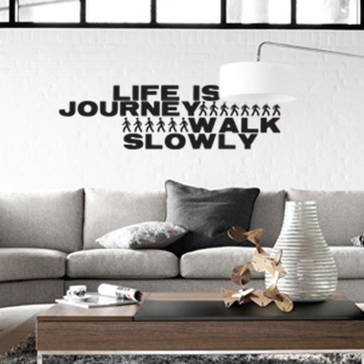 Journey wallsticker af Diana Lovring, 98x29 cm