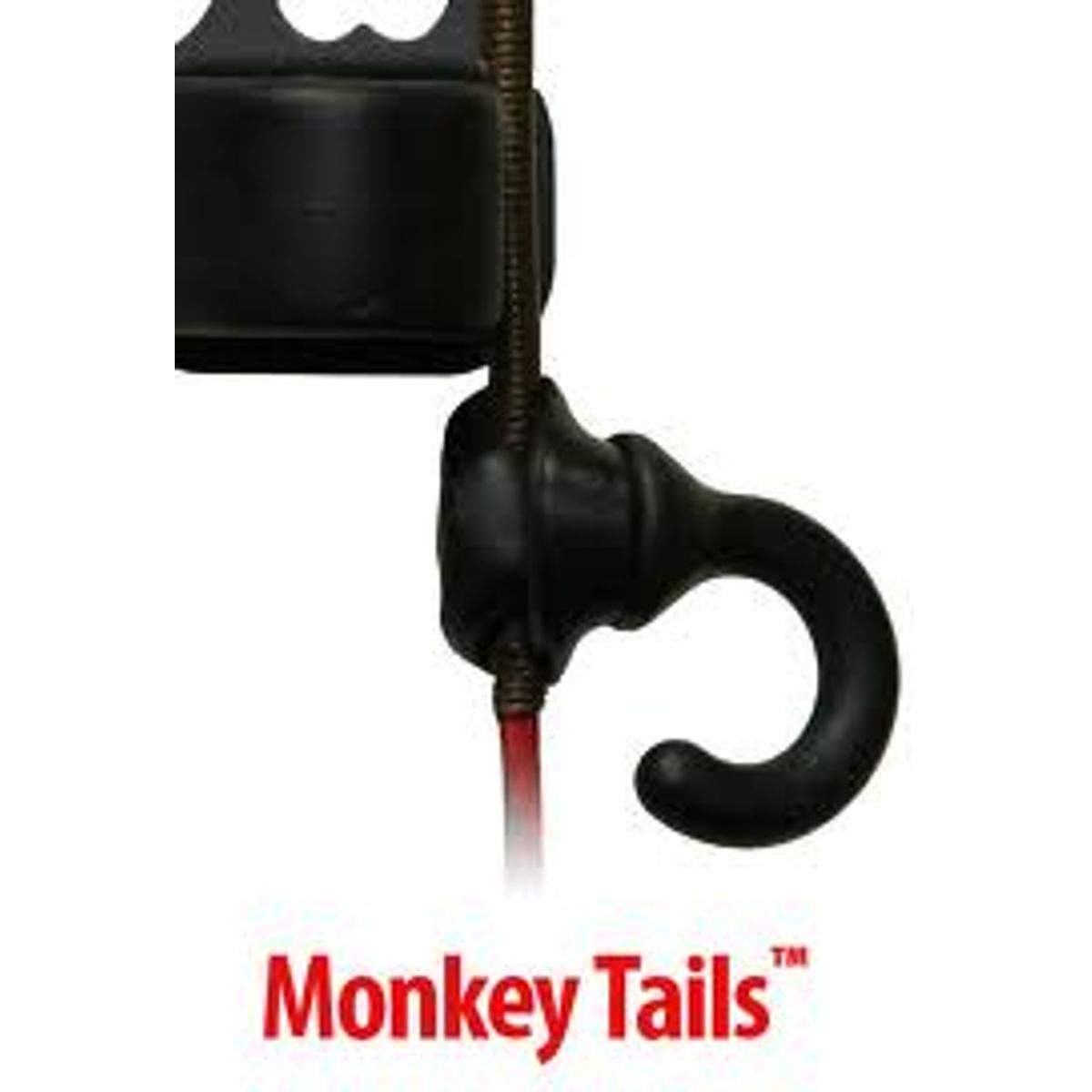 Mathews monkey tails gummi pakke med 4 stk-Sort