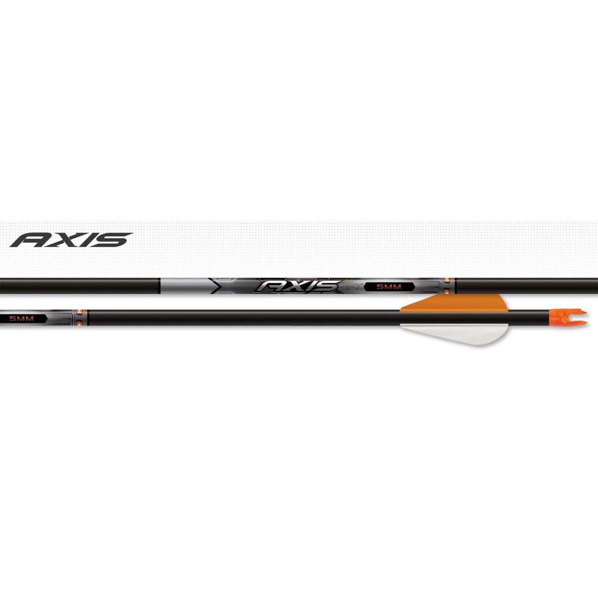 Easton Axis SPT 5 mm incl. nock og half out insert 12 stk-600