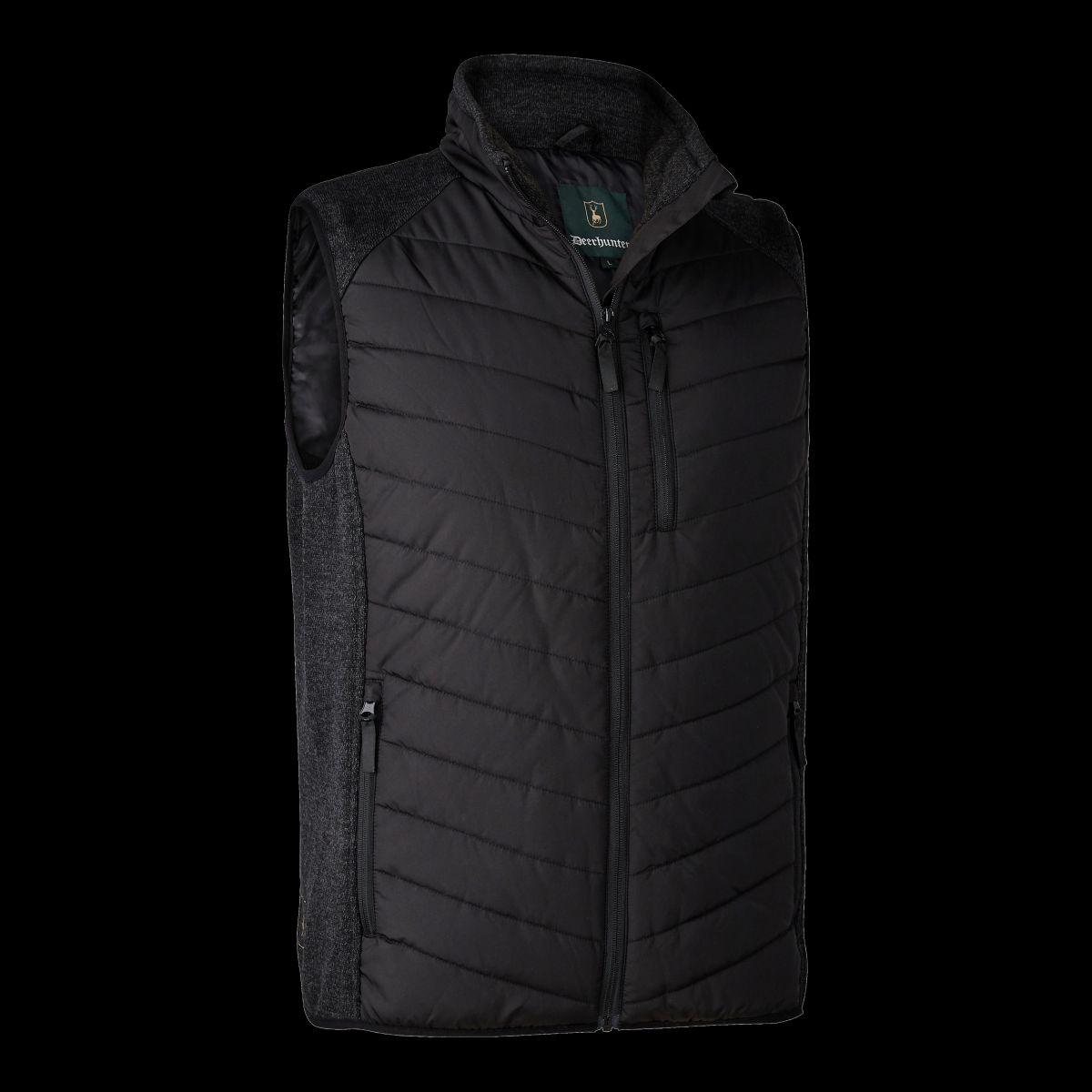 Deerhunter Moor Vatteret Vest med strik Black L