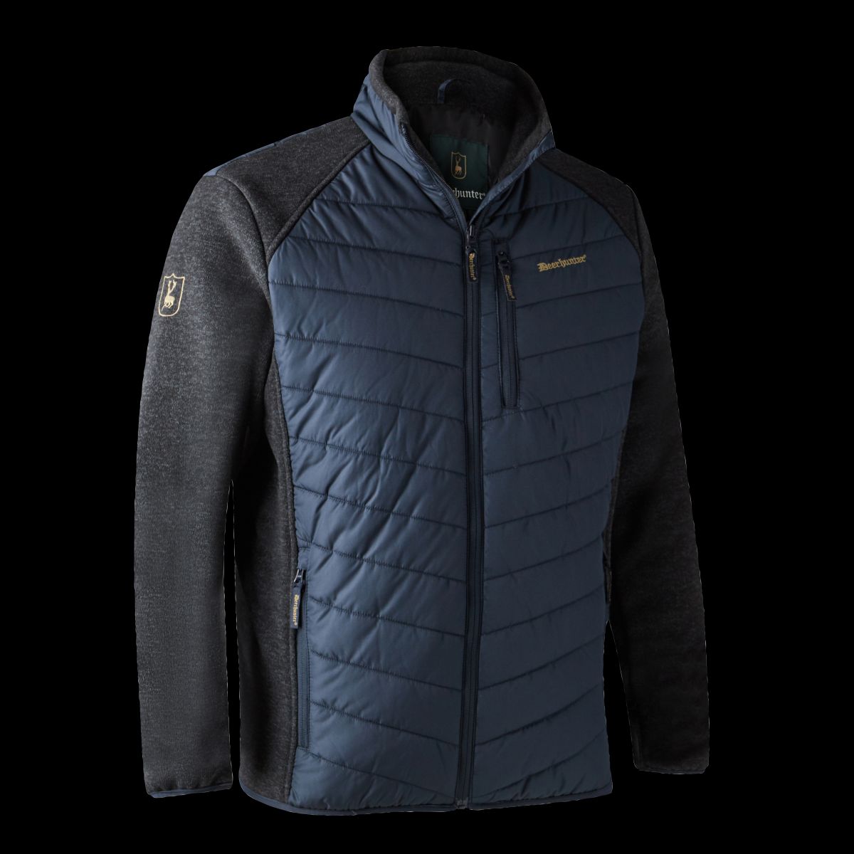 Deerhunter Moor Vatteret Jakke med strik Dark Blue L