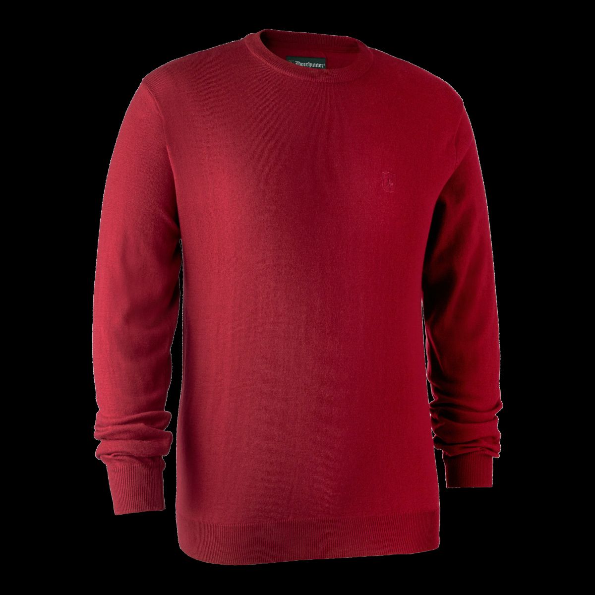 Deerhunter Kingston Strik med rund hals Red M