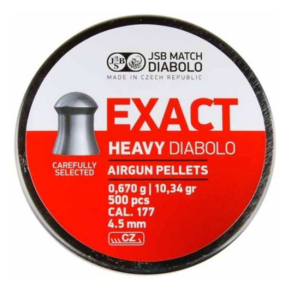 JSB D.Exact Heavy 4,52 mm 0,670 gram