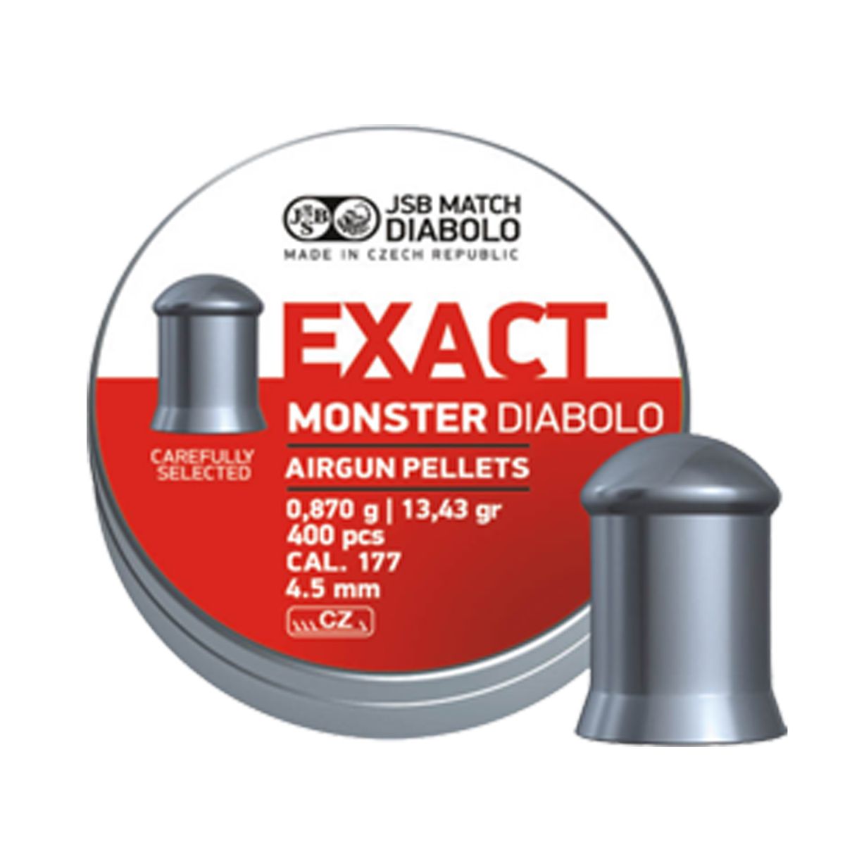 JSB Exact monster 4,52 mm 0,870 gram