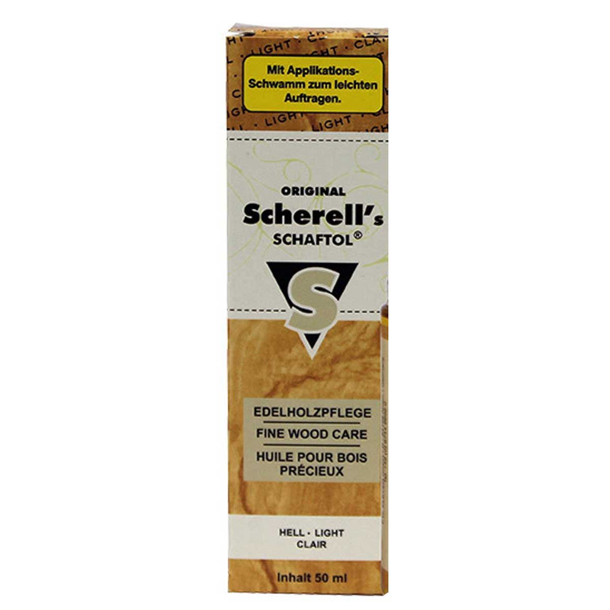 Scherell skæfteolie lys 50 ml