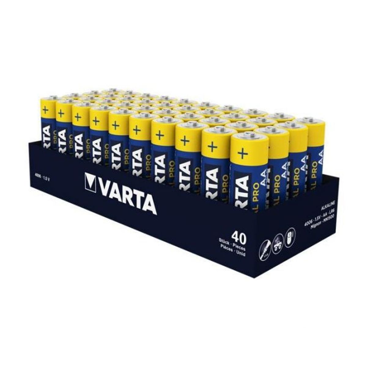 VARTA Industribatteri 4 stk pakning