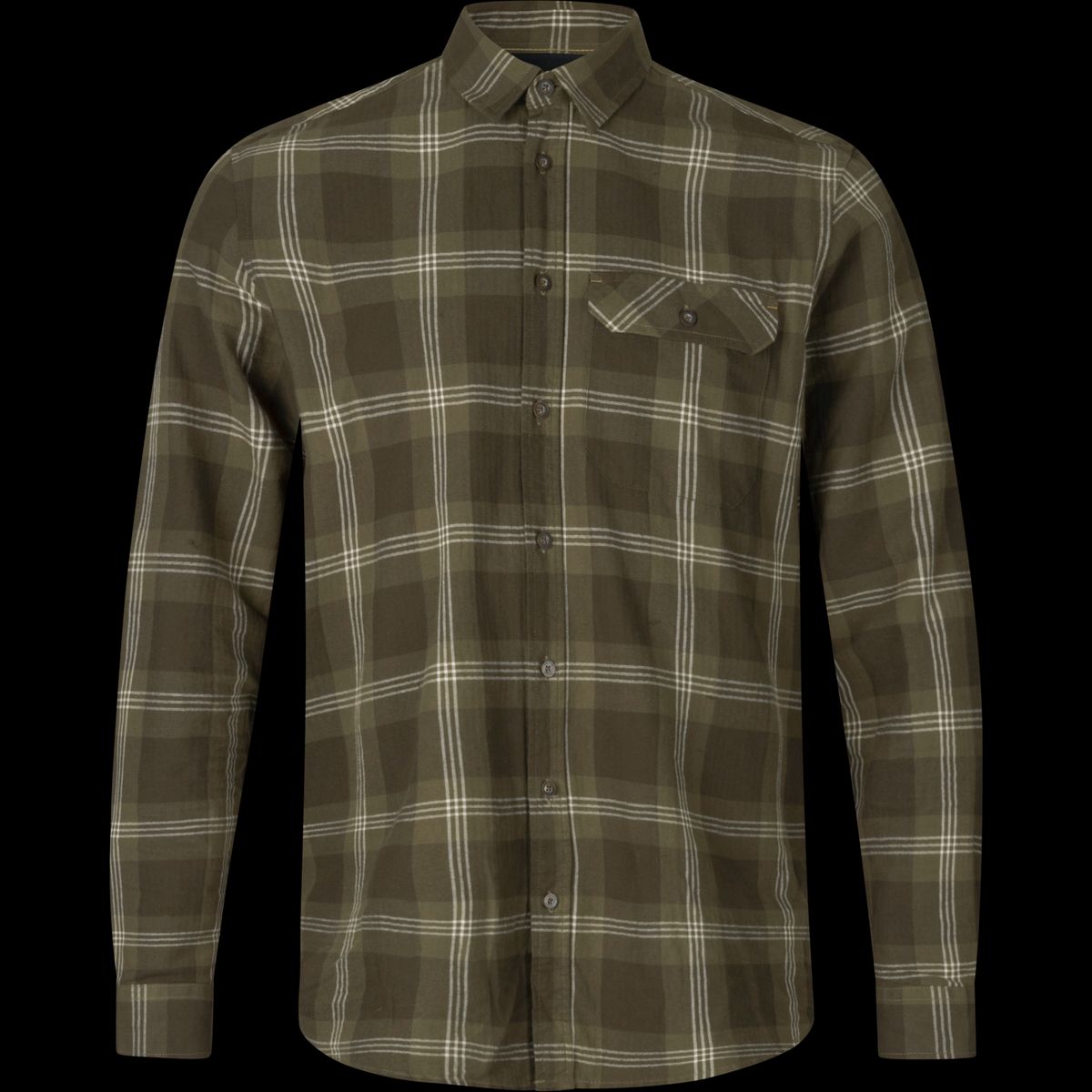 Seeland Highseat skjorte Pine green check-XXXL