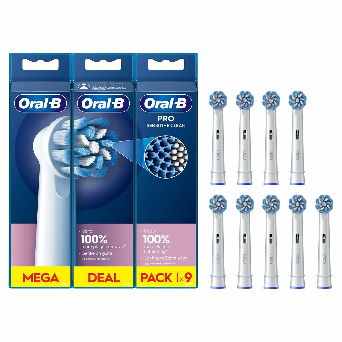 Tandbørstehoved Oral-B Hvid