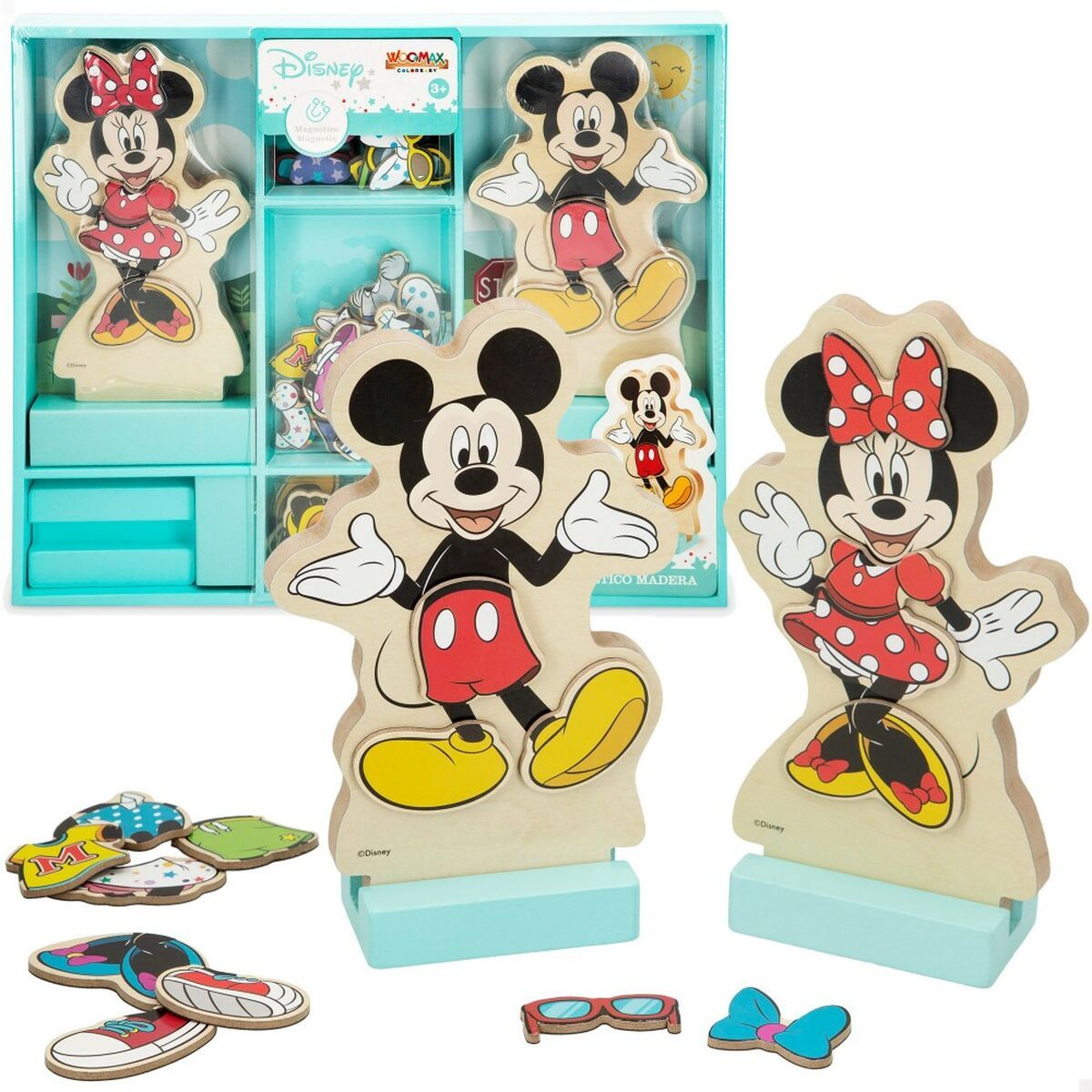 Figurer Disney 54 dele 11,5 x 17,5 x 1,2 cm