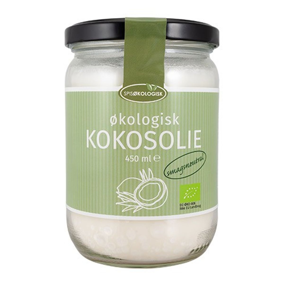 Kokosolie smagsneutral Økologisk - 450 gram