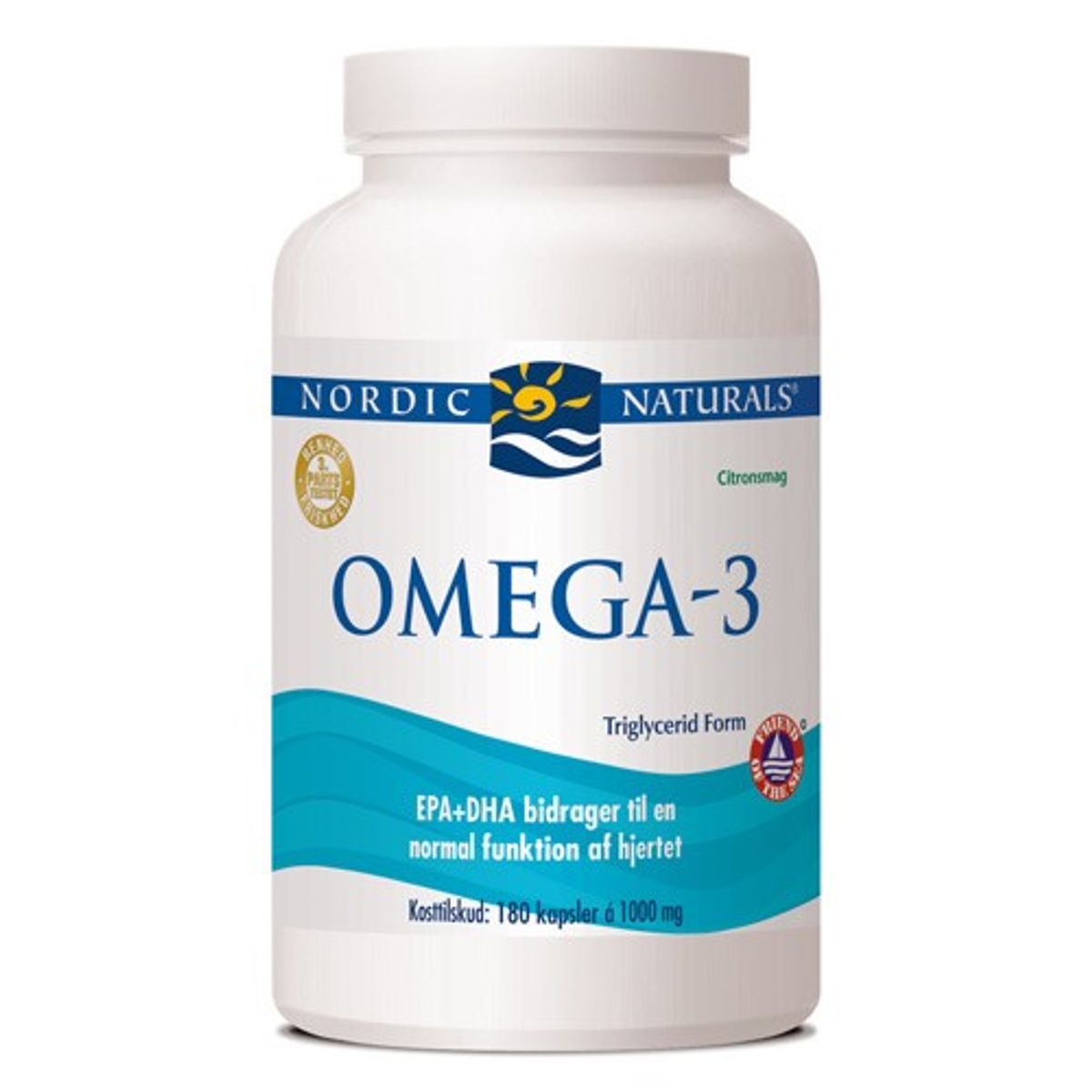 Omega 3 med citrussmag - 180 kap - Nordic Naturals