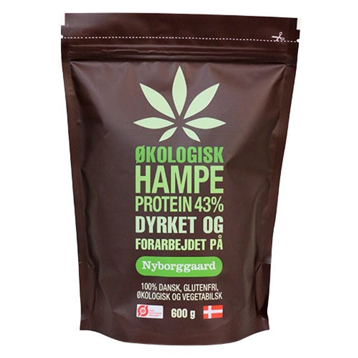 Hampeprotein 43% Økologisk - 600 gram - Nyborggaard