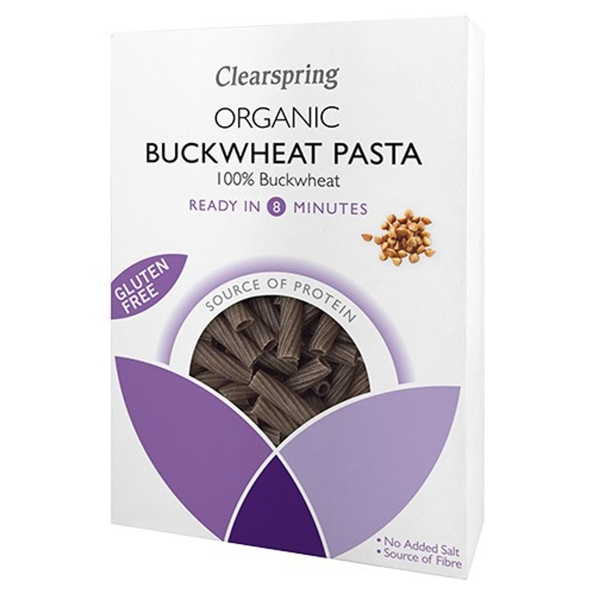 Boghvede pasta Tortiglioni Økologisk - 250 gram - Clearspring