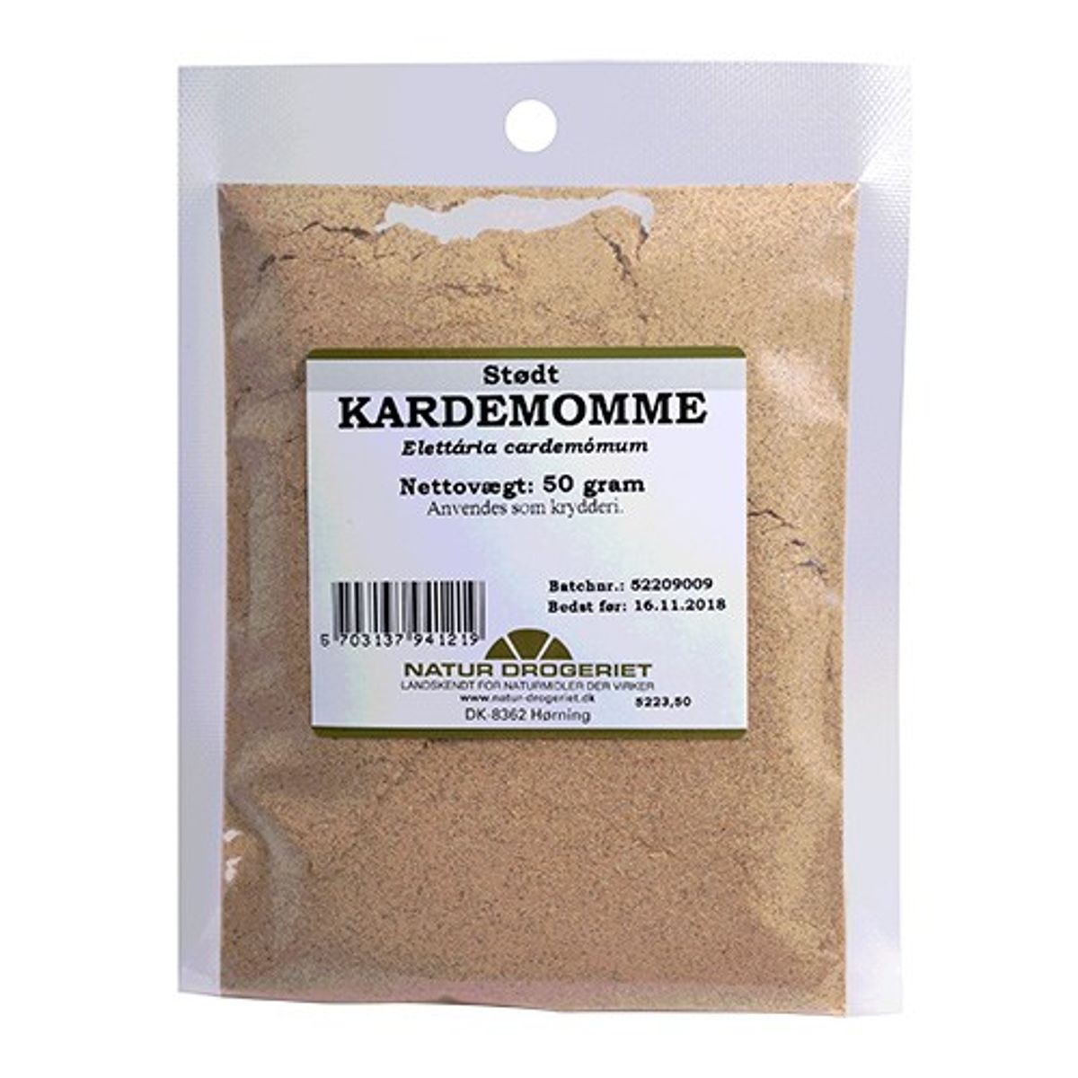 Kardemomme stødt - 50 gr - Natur Drogeriet