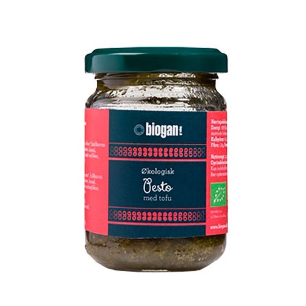 Pesto grøn Økologisk Vegan - 120 gram - Biogan