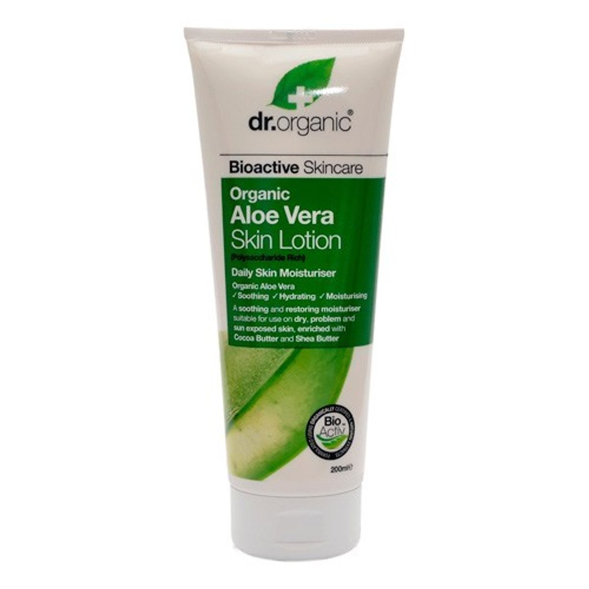 Lotion, Aloe Vera - 200 ml - Dr. Organic