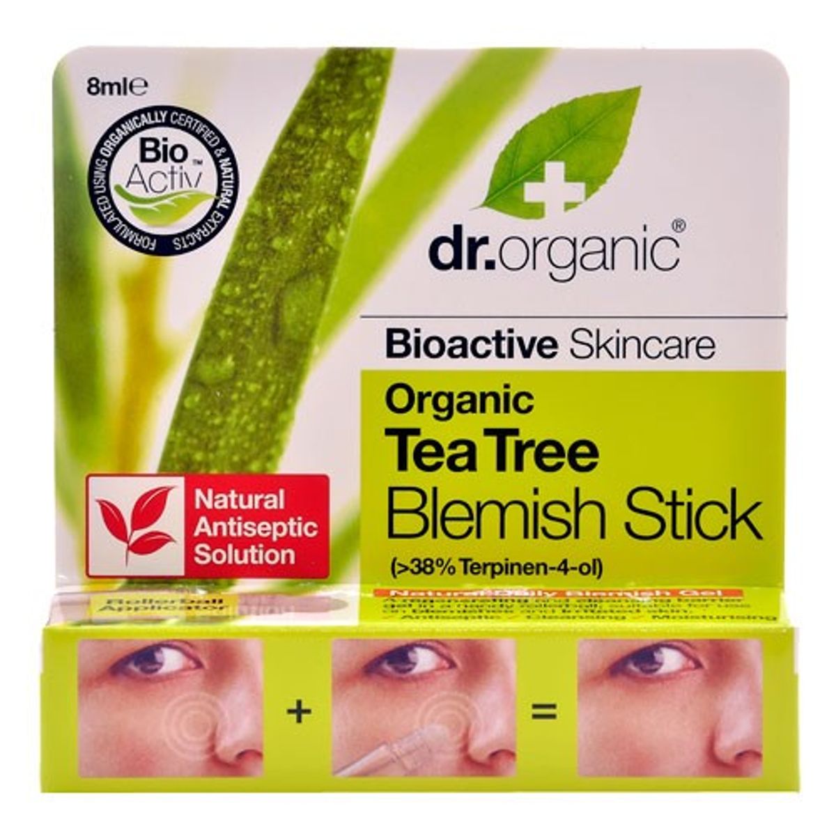 Blemish Gel, Stick, Tea Tree - 8 ml - Dr. Organic