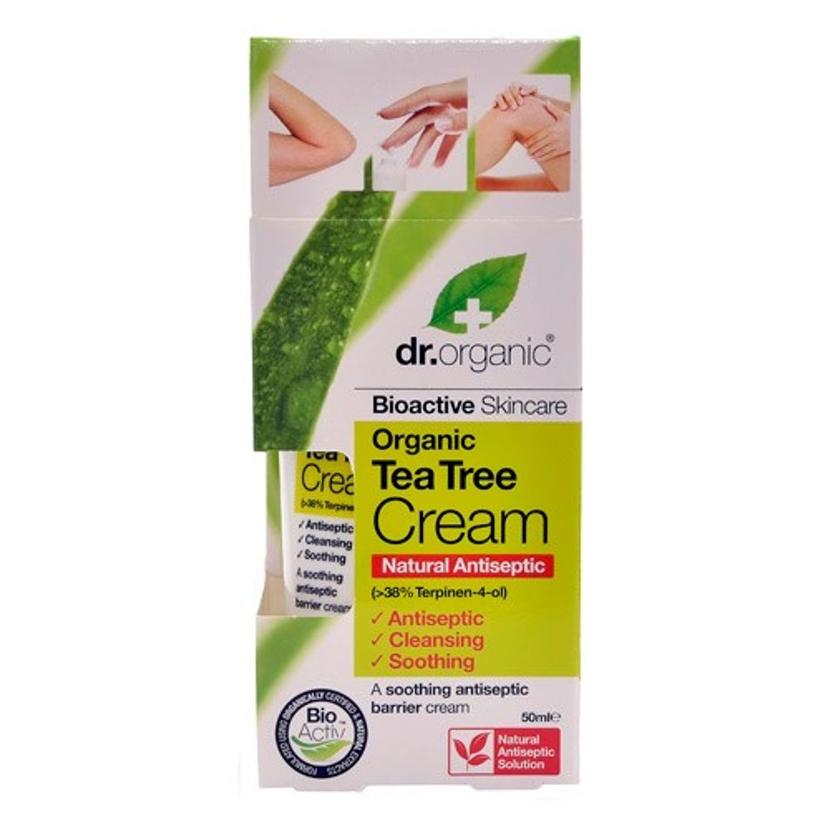 Antiseptisk Cream, Tea Tree - 50 ml - Dr. Organic