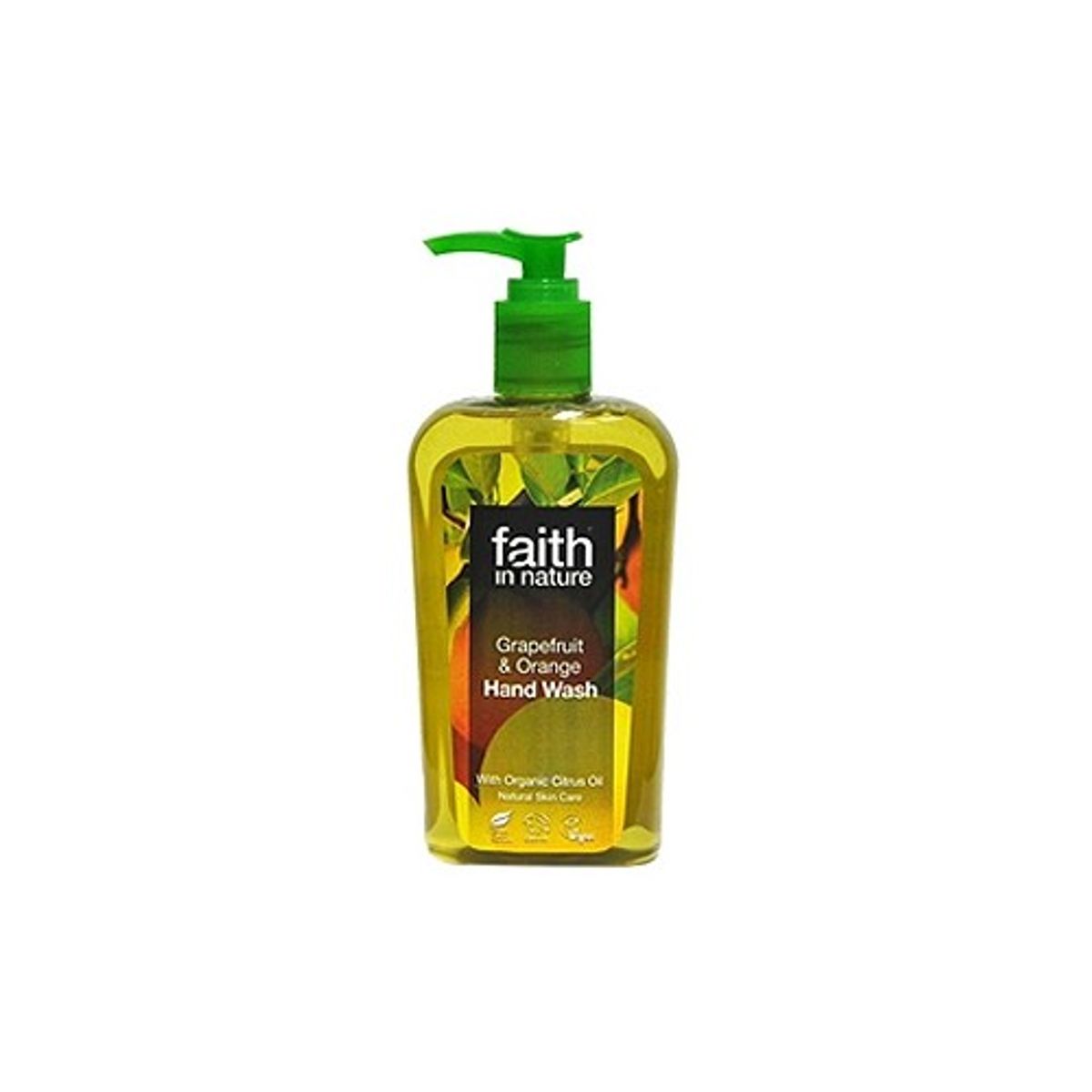 Håndsæbe grape & orange - 300 ml - Faith in nature